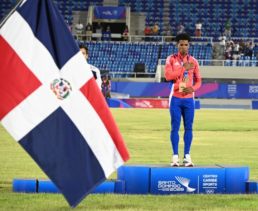 Resumen: Atletismo aporta otro oro y RD mantiene sexta en el medallero de Santo Domingo 2026