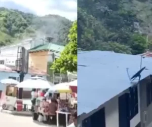 Atacan con drones y disparos alcaldía del municipio de Rioblanco, en el centro de Colombia
