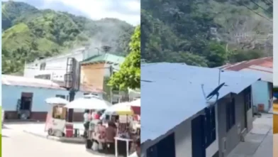 Atacan con drones y disparos alcaldía del municipio de Rioblanco, en el centro de Colombia