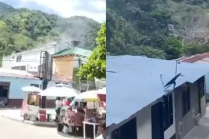 Atacan con drones y disparos alcaldía del municipio de Rioblanco, en el centro de Colombia