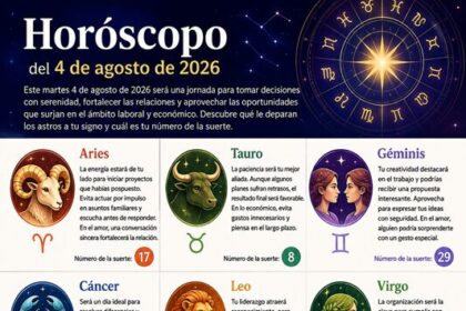 Horóscopo del 4 de agosto de 2026
