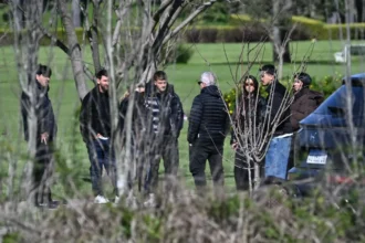 Lionel Messi despide a su padre Jorge en Rosario