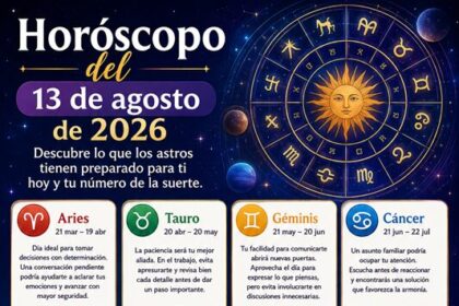 Horóscopo del 13 de agosto de 2026