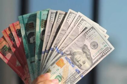 Pesos dominicanos y dólares.