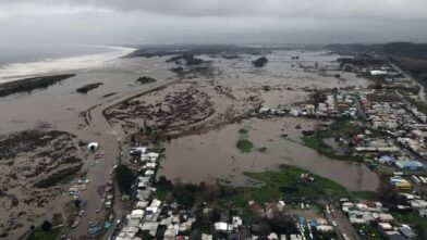 Dos fallecidos y más de 2.000 personas aisladas por el nuevo temporal en Chile